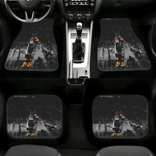 curry front of monochrome nba Car floor mats Universal fit