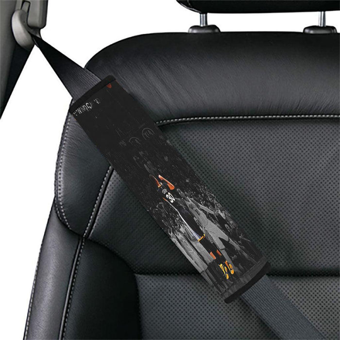 curry front of monochrome nba Car seat belt cover - Grovycase