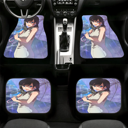 cute amano hina weathering with you Car floor mats Universal fit