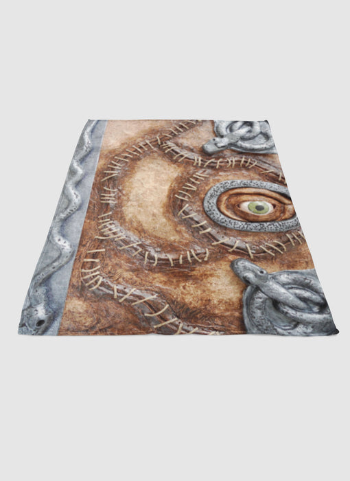 Hocus pocus spell book soft fleece blanket