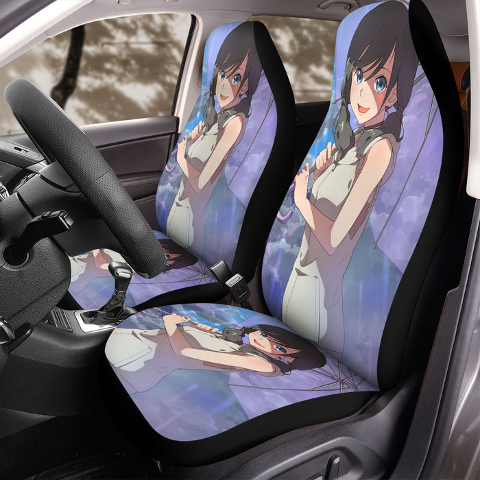 cute amano hina weathering with you Car Seat Covers