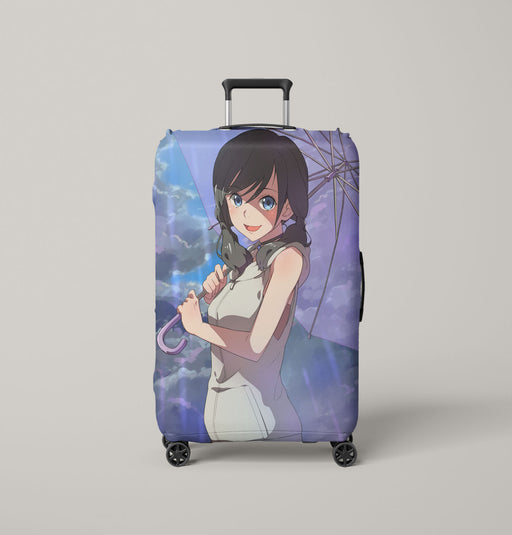 cute amano hina weathering with you Luggage Covers | Suitcase