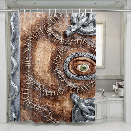 hocus pocus spell book shower curtains