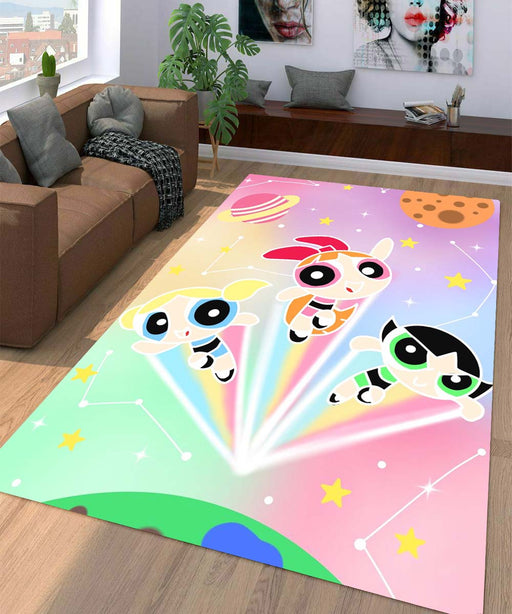 cutest the powepuff girls Living room carpet rugs