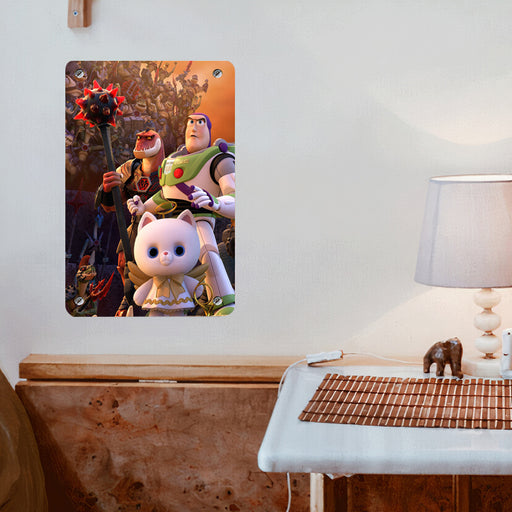 cute character toy story Poster Metal print wall art