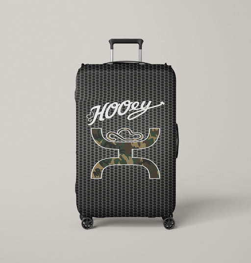 hooey metal camo logo Luggage Cover | suitcase