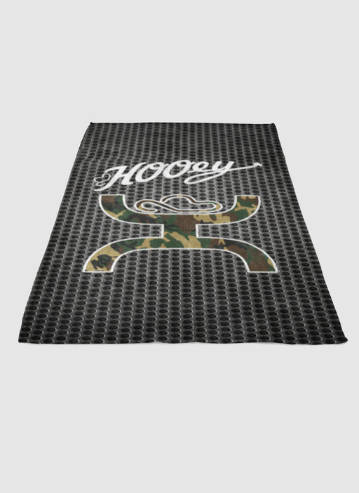 HOOEY METAL CAMO LOGO soft fleece blanket