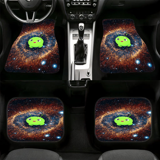 cute final space galaxy Car floor mats Universal fit