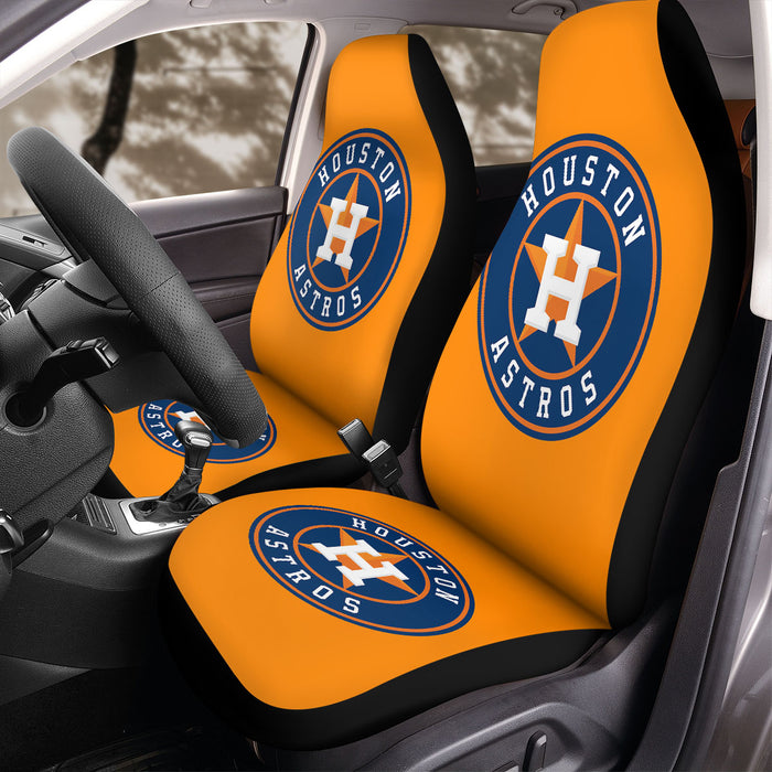 HOUSTON ASTROS LOGO ORANGE Car Seat Covers