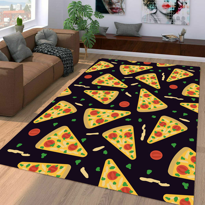 delicious pizza from italy Living room carpet rugs