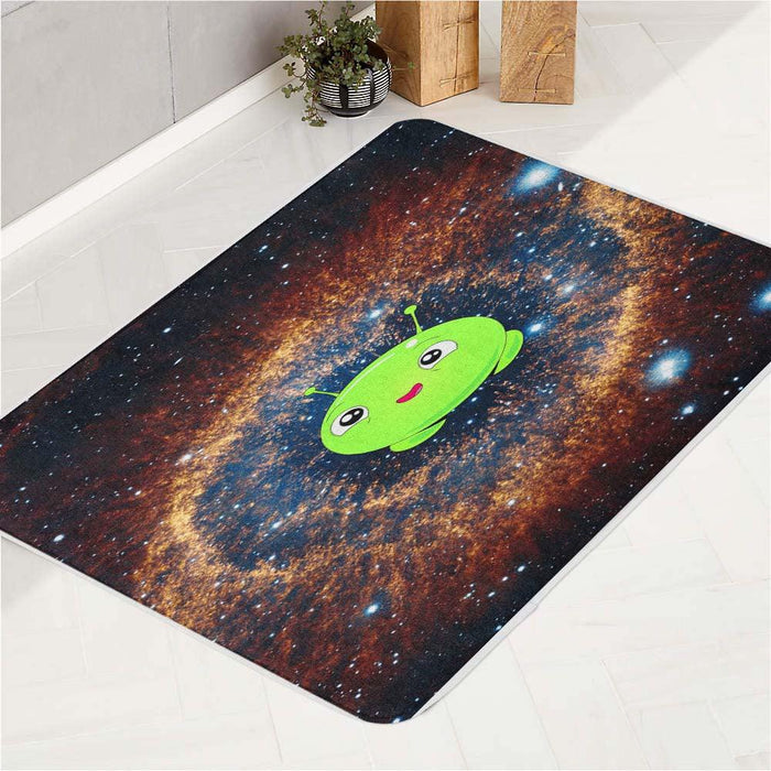 cute final space galaxy bath rugs