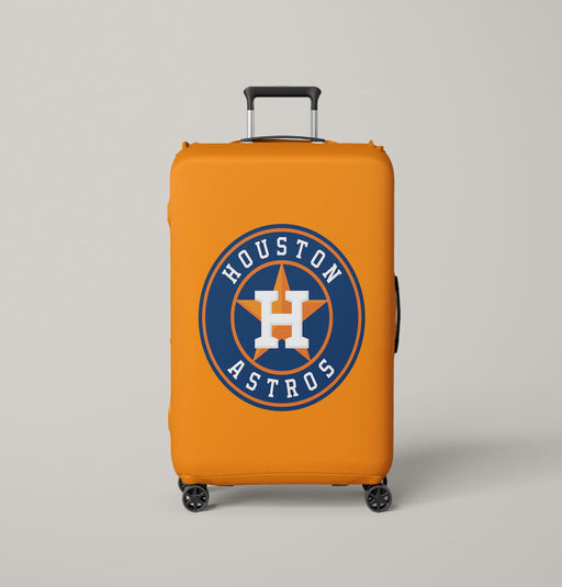 houston astros logo orange Luggage Cover | suitcase