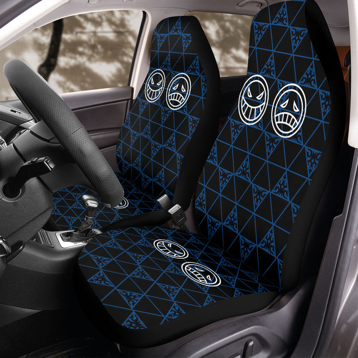 devil and demon of one piece Car Seat Covers