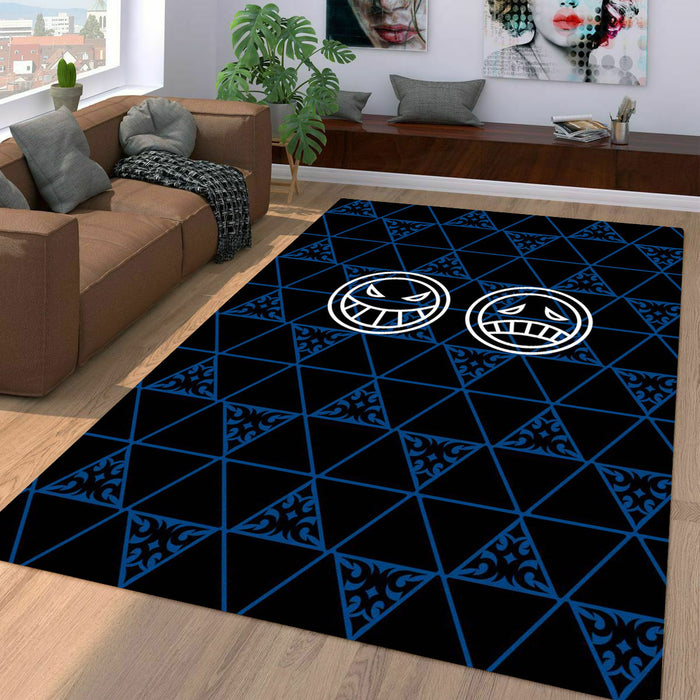 devil and demon of one piece Living room carpet rugs