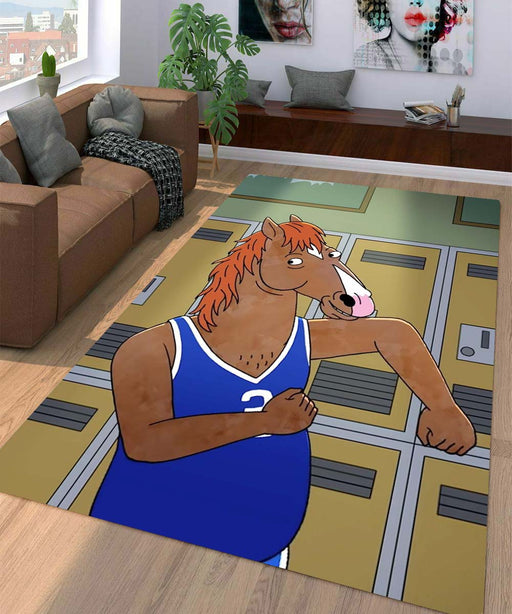 dancing bojack horseman Living room carpet rugs