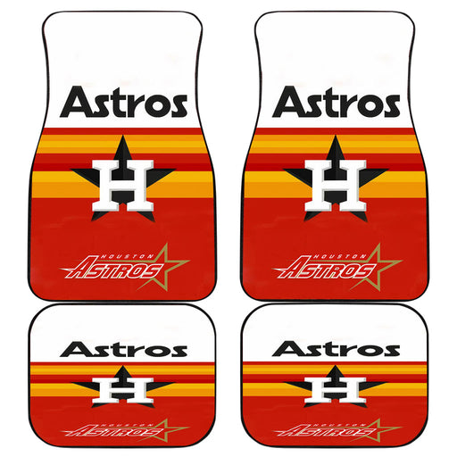 houston astros mlb logo 2 Car floor mats Universal fit