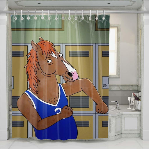 dancing bojack horseman shower curtains