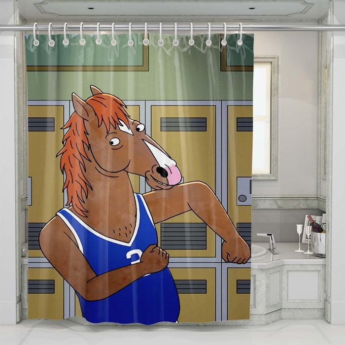 dancing bojack horseman shower curtains