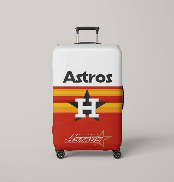 houston astros mlb logo 2 Luggage Cover | suitcase