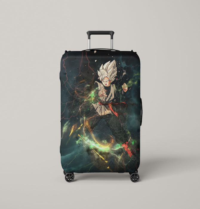 dark universe black goku Luggage Covers | Suitcase