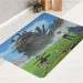 howl's moving castle anime bath rugs