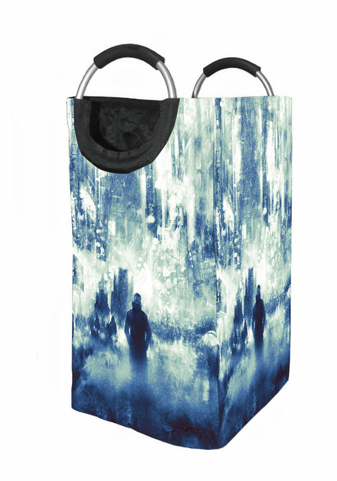 dark rain blade runner 2049 Laundry Hamper | Laundry Basket