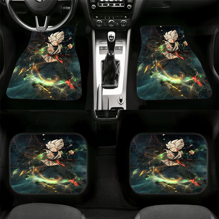 dark universe black goku Car floor mats Universal fit