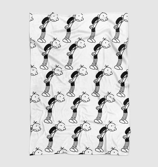 diary of whimpy kids cartoon Ultra soft fleece blanket