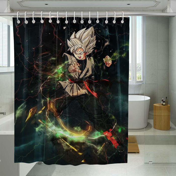 dark rain blade runner 2049 shower curtains