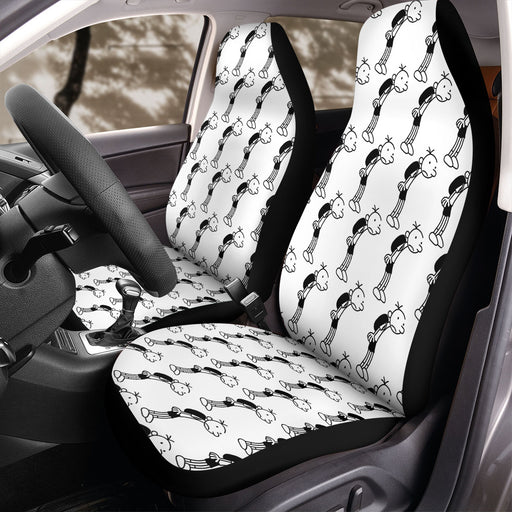 diary of whimpy kids cartoon Car Seat Covers