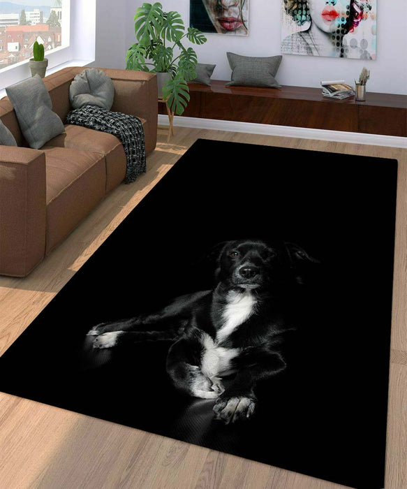 darkness dog Living room carpet rugs