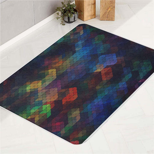 digital art pattern abstract bath rugs