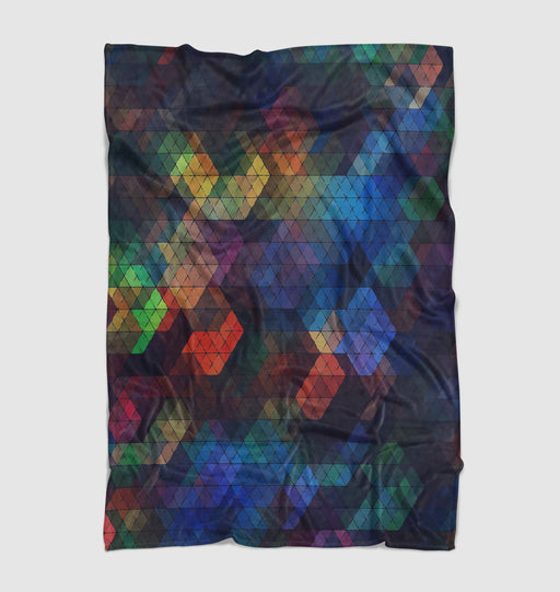 digital art pattern abstract Ultra soft fleece blanket