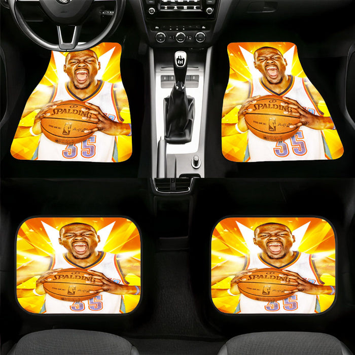 dat face kevin durant as player nba Car floor mats Universal fit