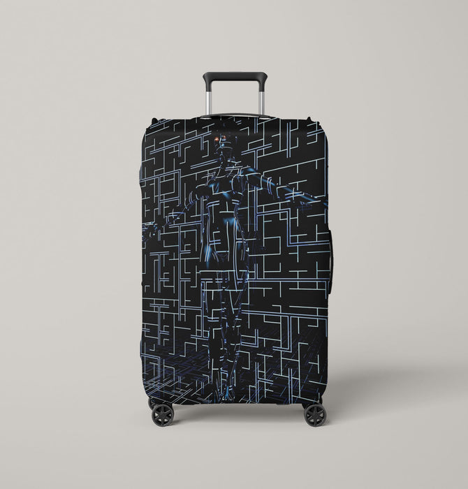 digital blasphemy cyberpunk Luggage Cover | suitcase