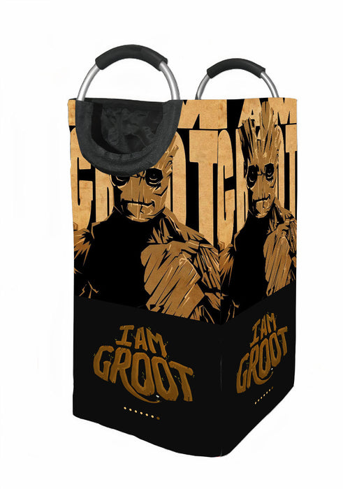 i am groot guardians of the galaxy marvel Laundry Hamper | Laundry Basket