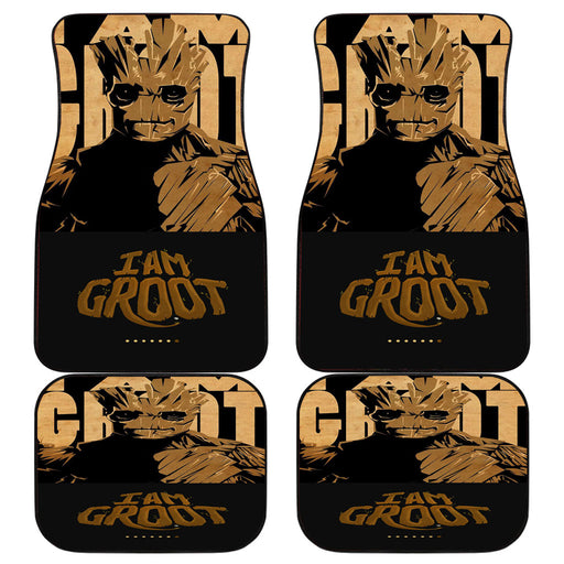 I Am Groot Guardians Of The Galaxy Marvel Car floor mats Universal fit