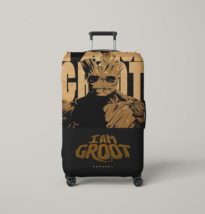 i am groot guardians of the galaxy marvel Luggage Cover | suitcase