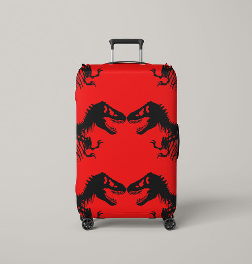 dinosaur bones jurrasic park Luggage Cover | suitcase