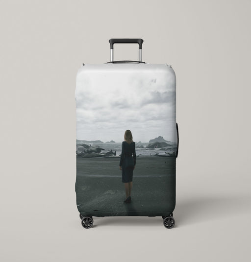 death world death stranding woman Luggage Covers | Suitcase