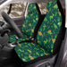 dinosaurs and forest green Car Seat Covers