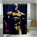 darth vader with light saber star wars shower curtains