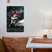 dark mode nfl player Poster Metal print wall art