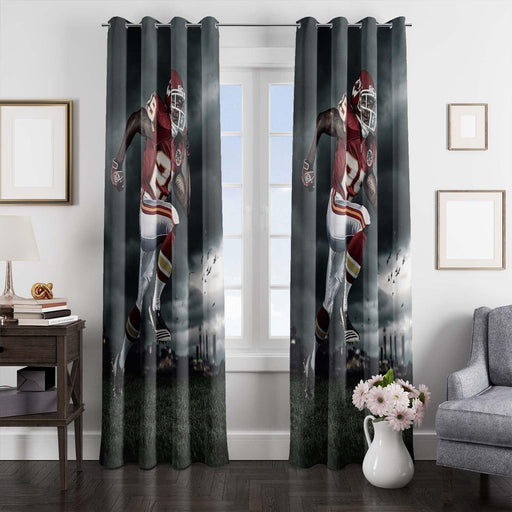 dark mode nfl player window Curtain