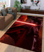 darth vader with light saber star wars Living room carpet rugs