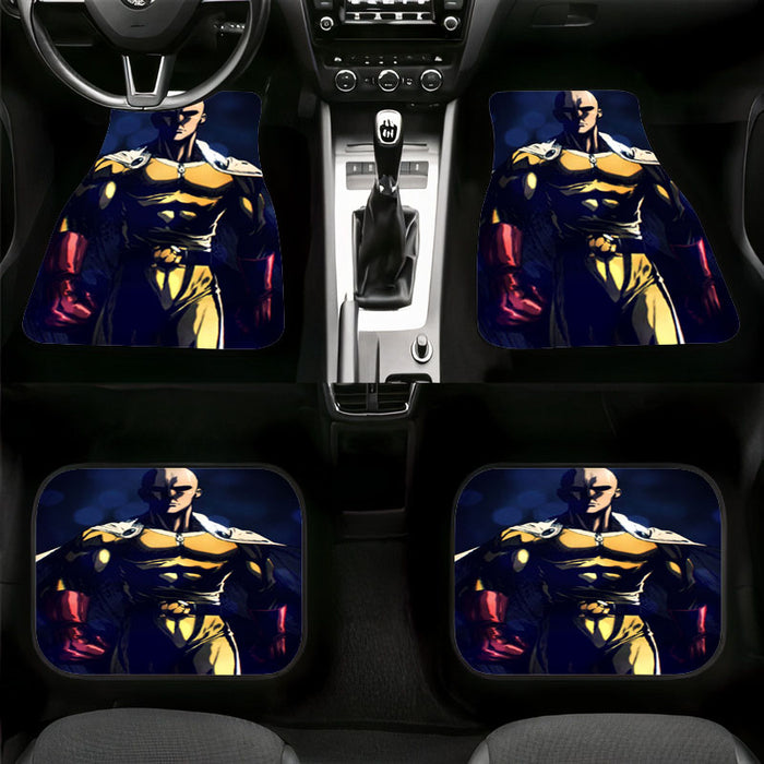 deep face saitama with the body Car floor mats Universal fit