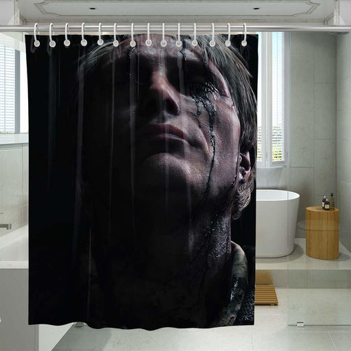 darwin and another character shower curtains