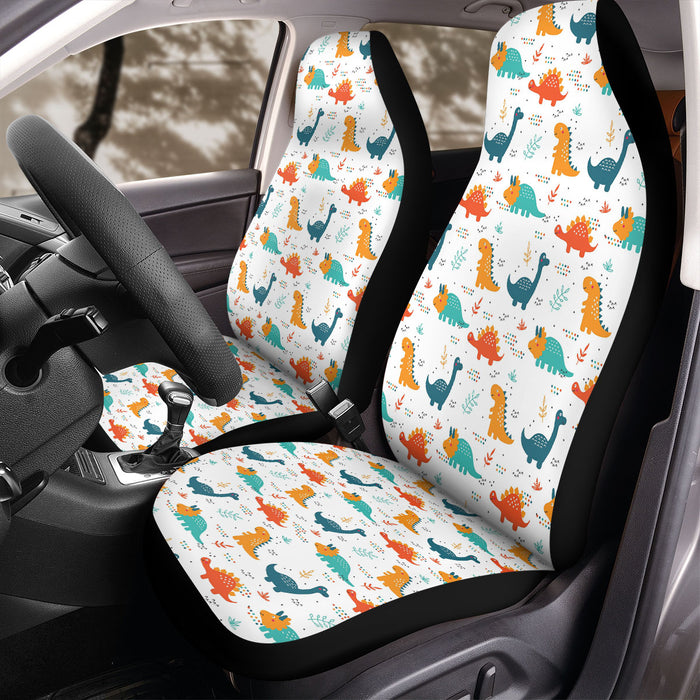 dinousaurs kids colorful Car Seat Covers