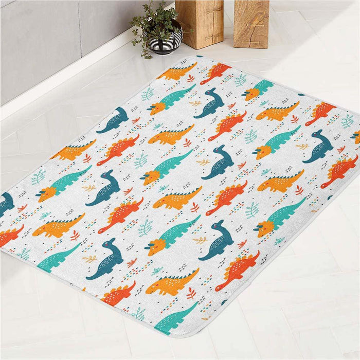 dinousaurs kids colorful bath rugs