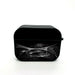 dark oakley logo brand monochrome airpod case